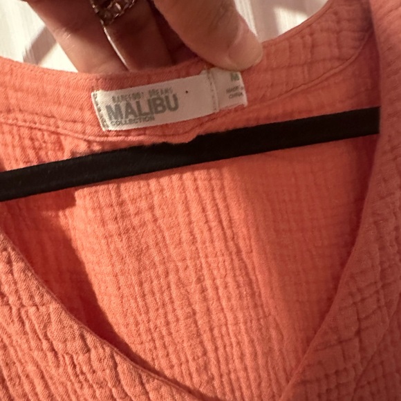 Barefoot Dreams Mailbu collection crinkle sun soaked dress women’s medium - Picture 3 of 6